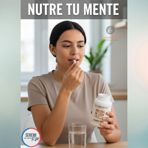 Cápsulas de Melena de León – Energía Mental – Recupera tu Claridad Día a Día