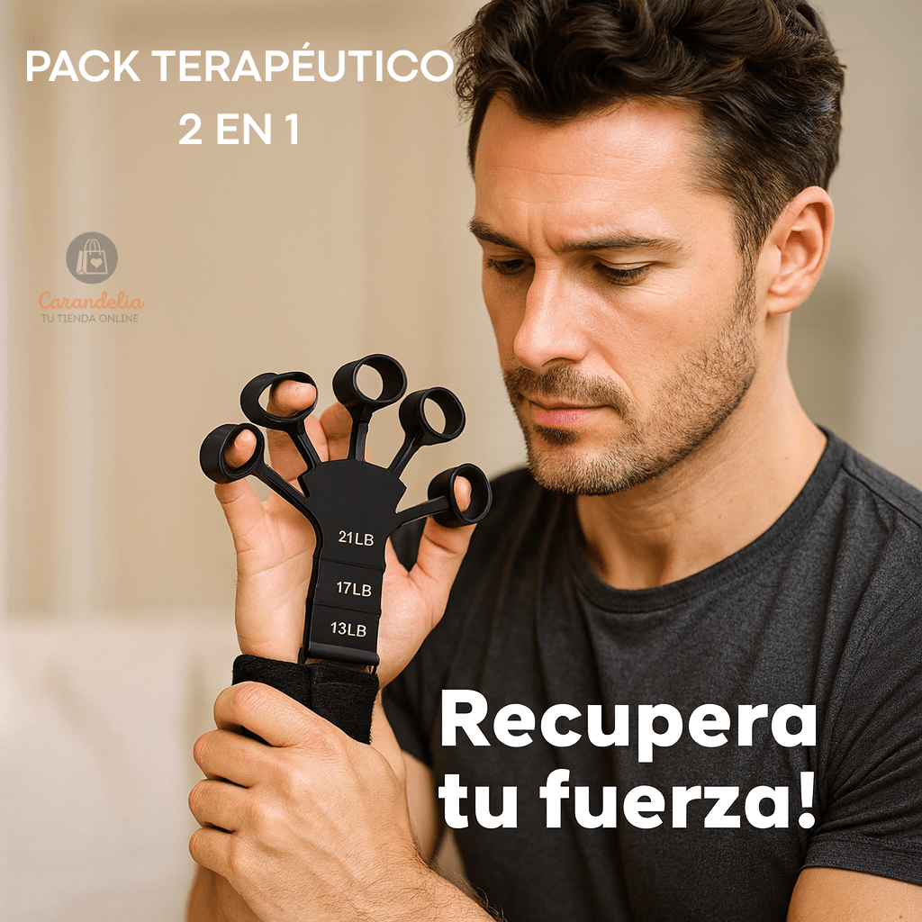 Pack Terapéutico 2 en 1 - Fortalece tus manos y evita lesiones futuras