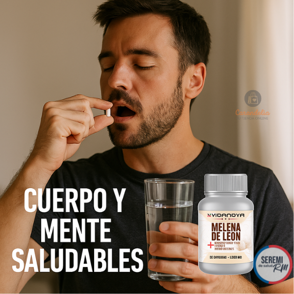 Cápsulas de Melena de León – Energía Mental – Recupera tu Claridad Día a Día