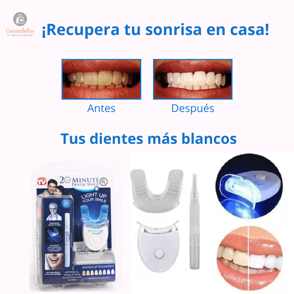 Blanqueador Dental Luz Led - ¡Vuelve a Sonreir Ahora!
