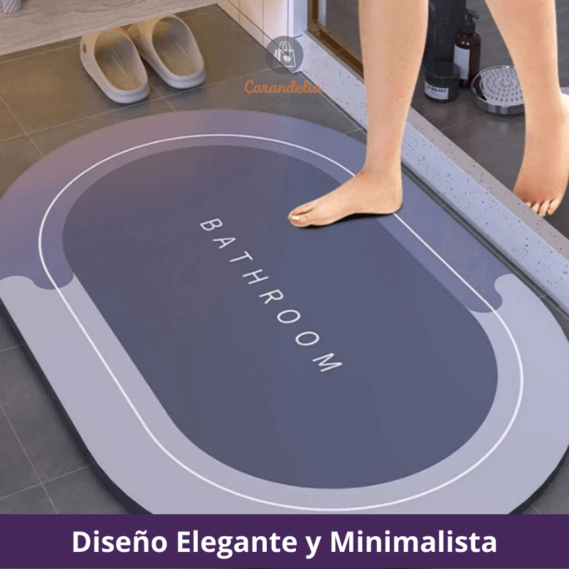 Pack de 2 Alfombras de Baño de Secado Ultra Rápido - ¡No Más Caídas!