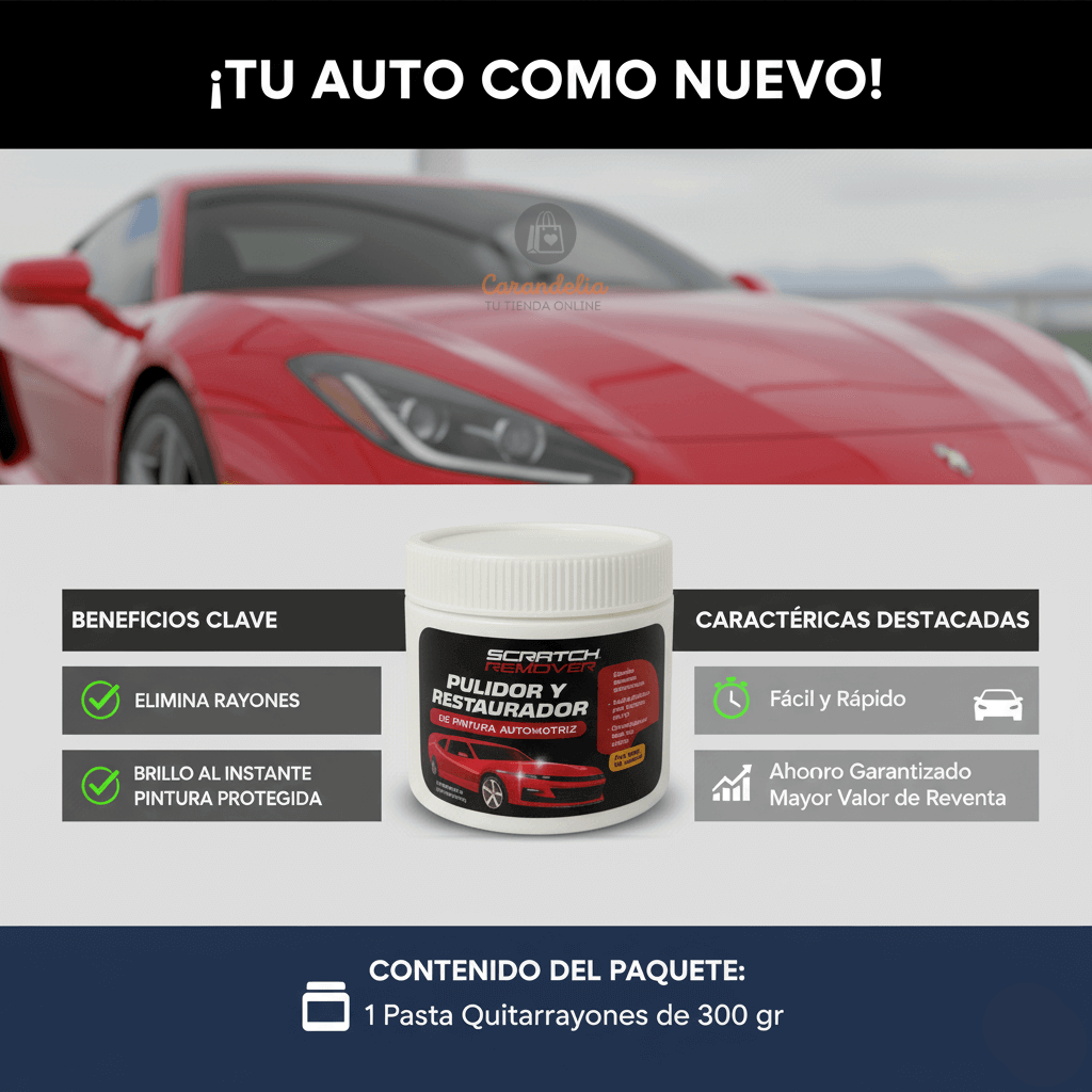 Pulidor Automotriz – Restaura Pintura – Recupera el Brillo al Instante