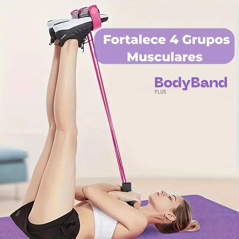 BodyBand Plus - Fortalece 4 Grupos Musculares - Cuerpo Más Firme en 60 Días