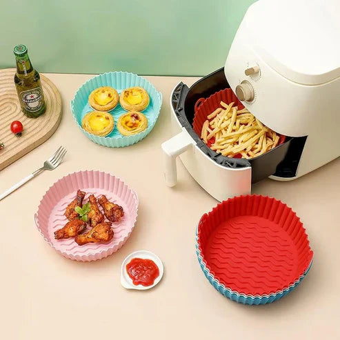 PureFry - Promo 6x1 Moldes Silicona Air Fryer - Chau grasa, Hola freidora limpia