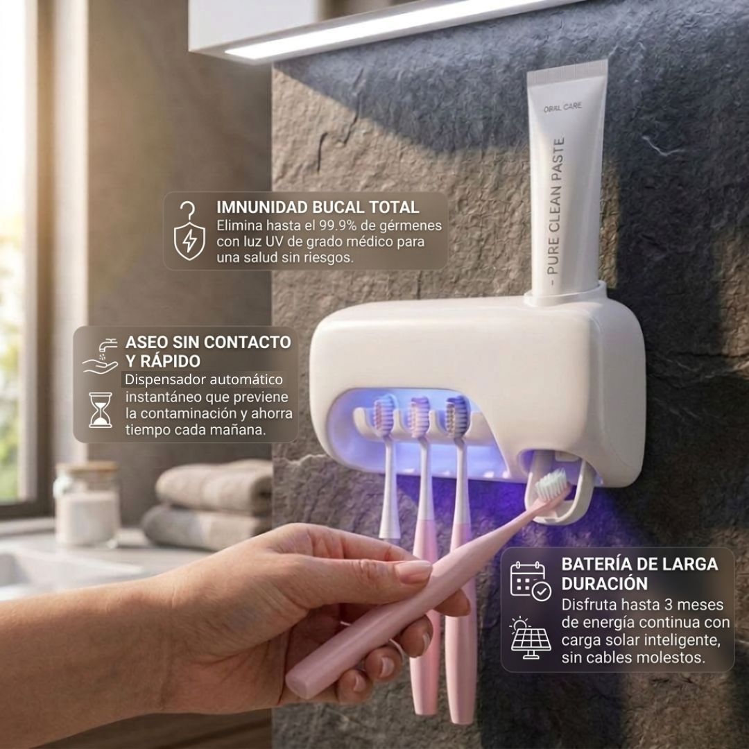 DentShield 360 - Cepillos de dientes libres de bacterias