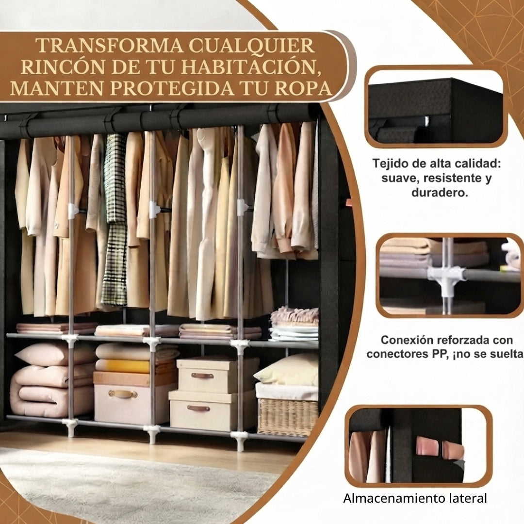 Clóset OrdenaFácil - Más espacio para tu ropa, sin ocupar de más