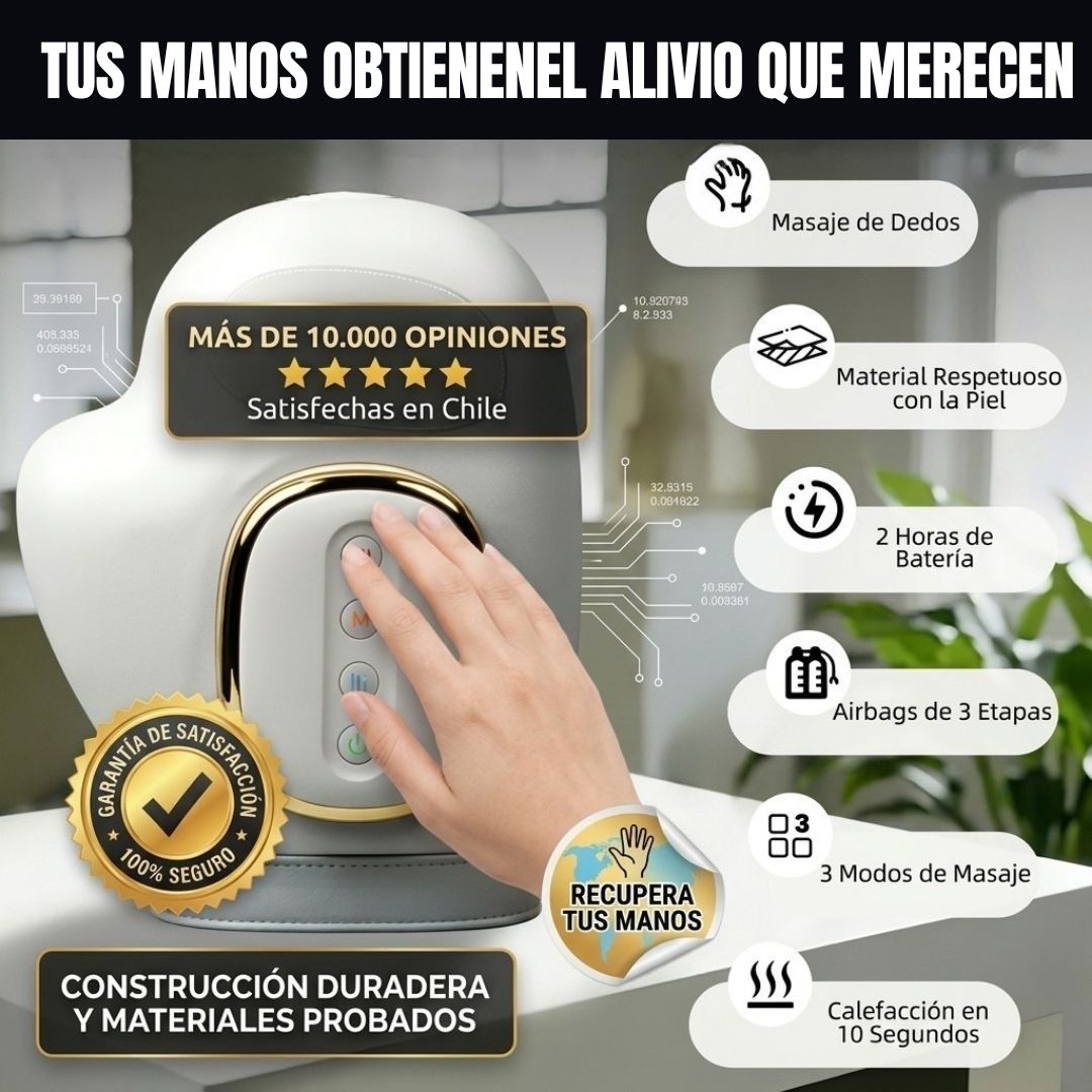 ManoRelax™ Comfort - El descanso que las manos también necesitan.