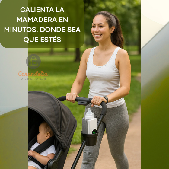 Calentador portátil de mamaderas - Calienta la leche en cualquier lugar
