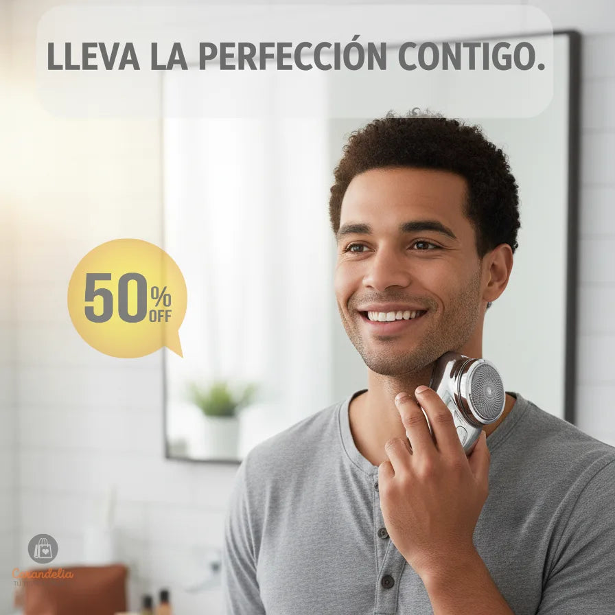 Mini Afeitadora Portátil – Rostro Impecable en Minutos