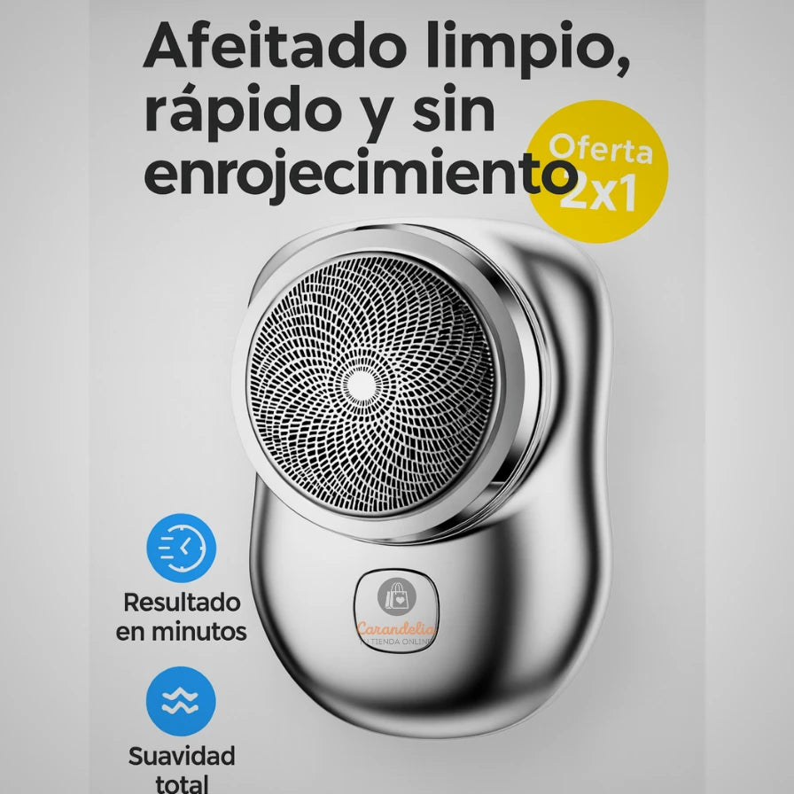 Mini Afeitadora Portátil – Rostro Impecable en Minutos