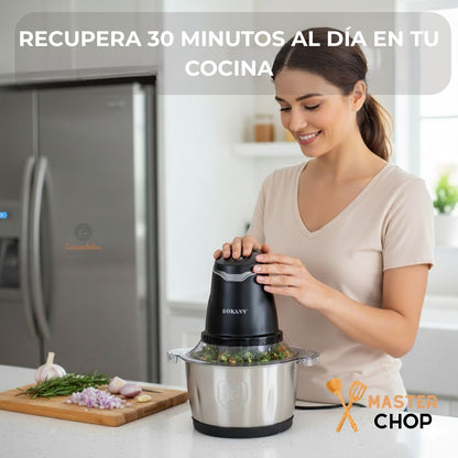 MasterChop - Prepara comidas caseras sin el cansancio de picar