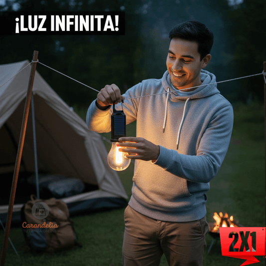 Lámpara Solar Recargable – Energía Eficiente – Ilumina tus Noches sin Enchufes