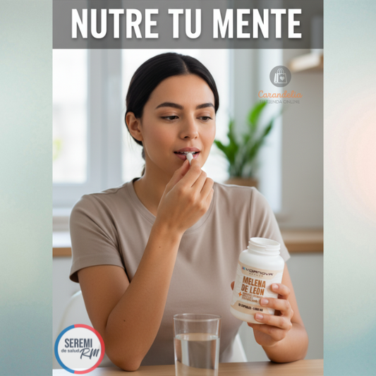 Cápsulas de Melena de León – Energía Mental – Recupera tu Claridad Día a Día