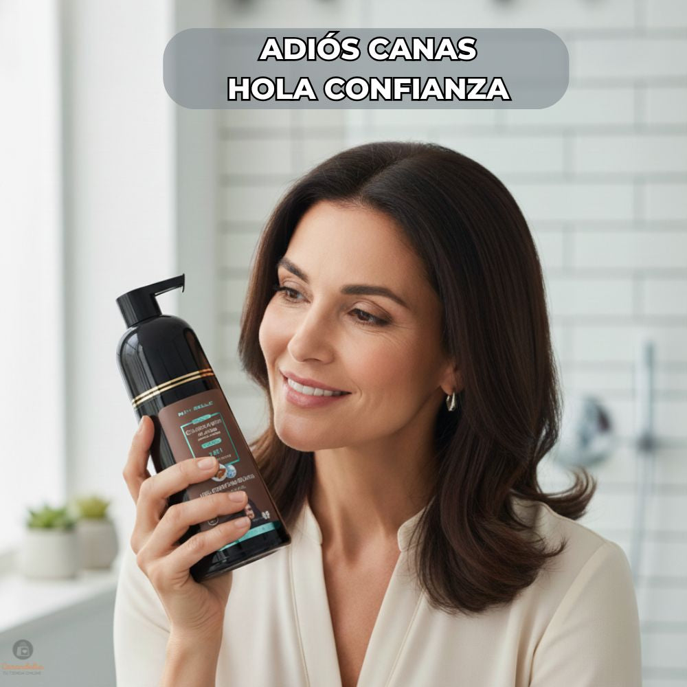 Max Belle Shampoo Anticanas - Luce sin canas sin sacrificar tu tiempo