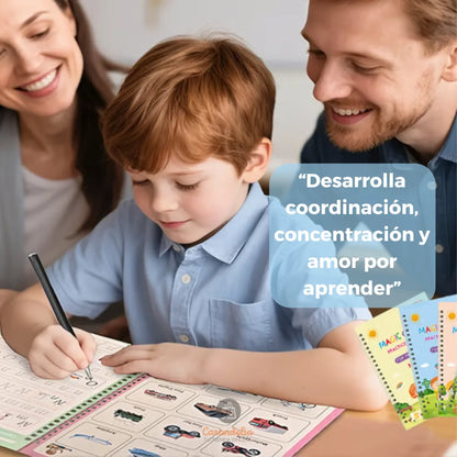 Kit de 4 Cuadernos Montessori en Inglés – Transforma el aprendizaje en una experiencia divertida en casa