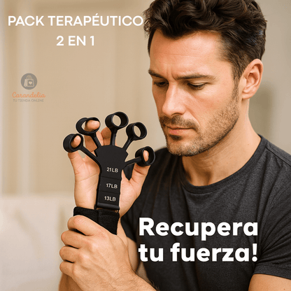 Pack Terapéutico 2 en 1 - Fortalece tus manos y evita lesiones futuras