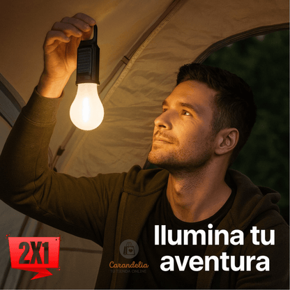 Lámpara Solar Recargable – Energía Eficiente – Ilumina tus Noches sin Enchufes