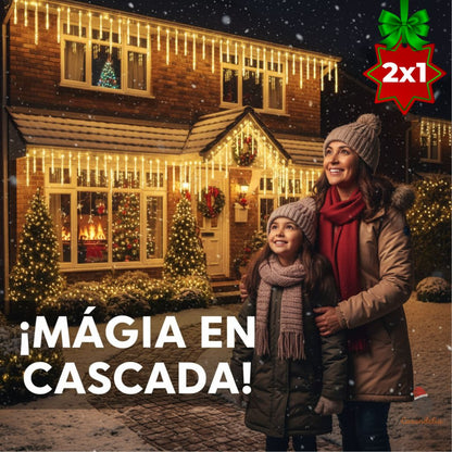 Cascada LED - Convierte tu casa en la más bonita de la cuadra esta Navidad