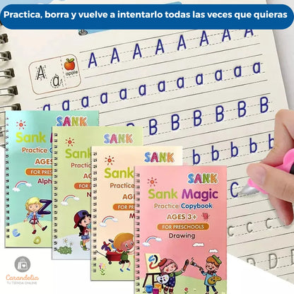 Kit de 4 Cuadernos Montessori en Inglés – Transforma el aprendizaje en una experiencia divertida en casa