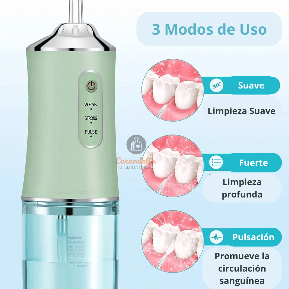 Irrigador Bucal Portátil - ¡Tu boca más limpia y fresca!
