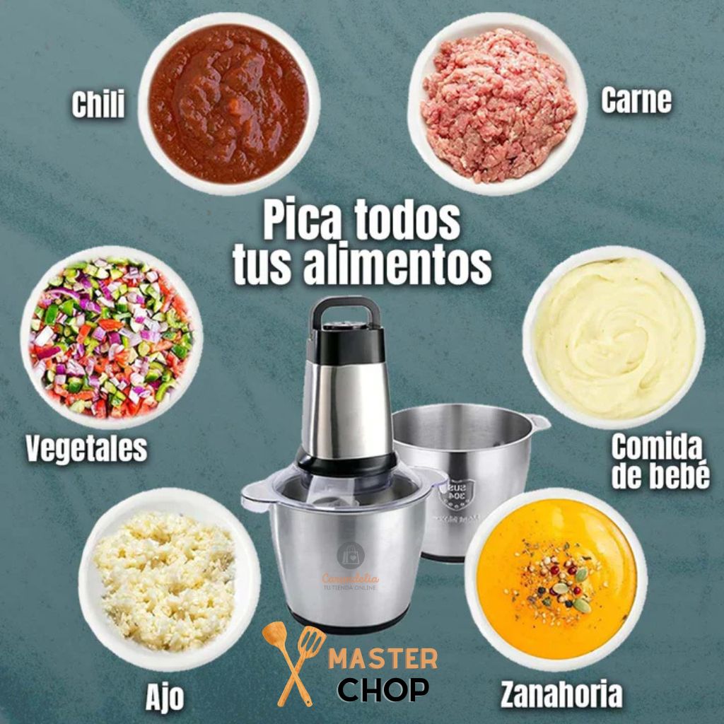 MasterChop - Prepara comidas caseras sin el cansancio de picar