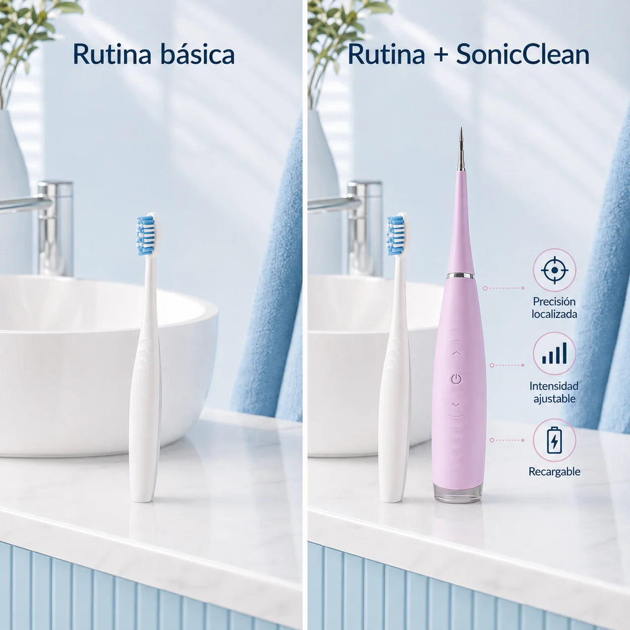 SonicClean - Una rutina dental más completa, sin salir de casa