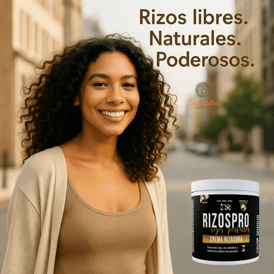 Crema para Rizos – Controla el Frizz – Rizos Brillantes y Duraderos