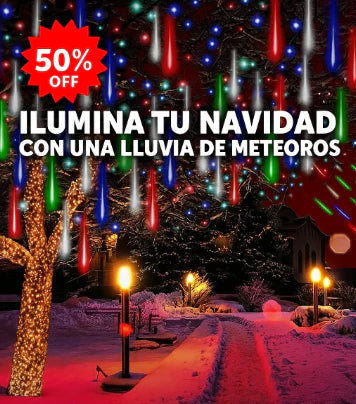 Cascada LED - Convierte tu casa en la más bonita de la cuadra esta Navidad