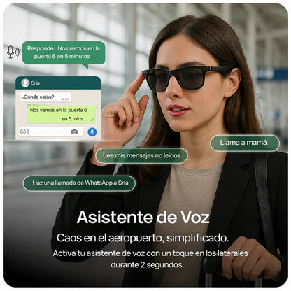 Smart Glasses - Olvídate de Cables y Audifonos Incómodos