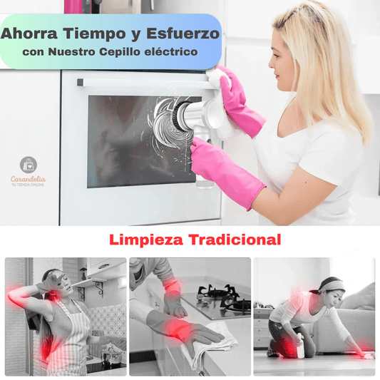 Cepillo Eléctrico -  ¡Tu Hogar Brillante en Minutos!