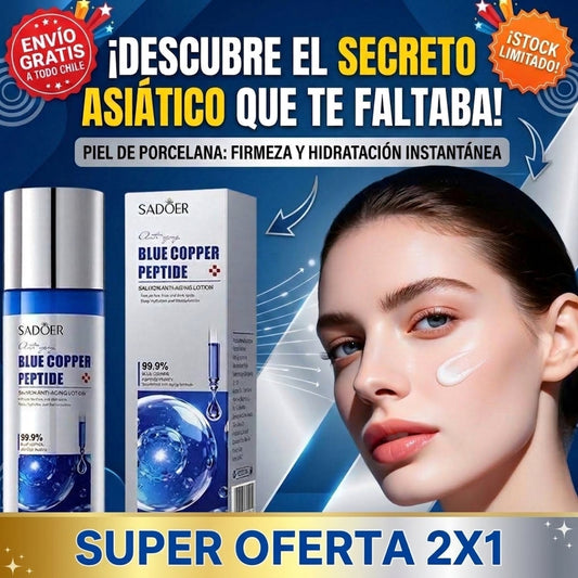 Tónico Tri-Cobre - Una piel hidratada, luminosa y de apariencia más tersa.