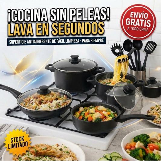Set CocinaFácil Premium™ - Cocina más fácil. Limpia más rápido.