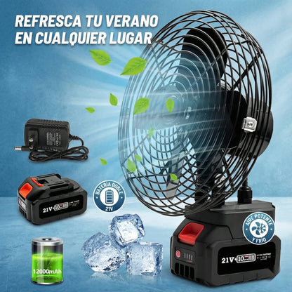 BrisaFlow Elite - Ventilador portátil, úsalo donde quieras