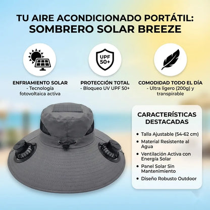SolarBreeze - Sombrero ventilador que te mantiene fresco