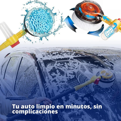 AquaSpin - Cepillo retráctil - Limpieza fácil para tu auto