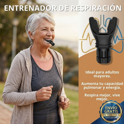 AirFlow Senior - Pulmones más fuertes con sólo 10 minutos de entrenamiento al día