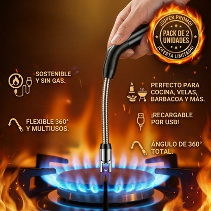 EcoSpark Pro - Ahorra y recarga tu encendedor sin gas