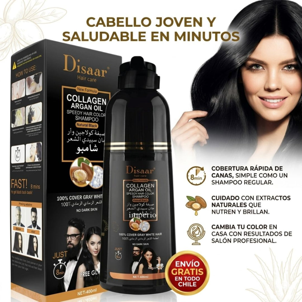 ColorVive Disaar – Cubre canas rápido y protege tu cabello