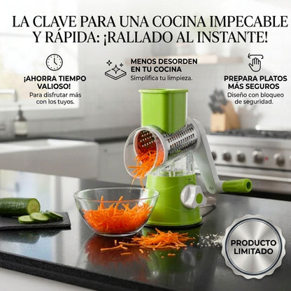 CortaFácil 3 en 1 - Ensaladas listas sin ensuciar tu cocina