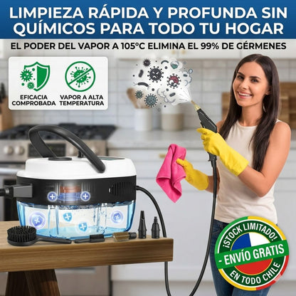 SteamPro Max - Limpieza profunda sin químicos
