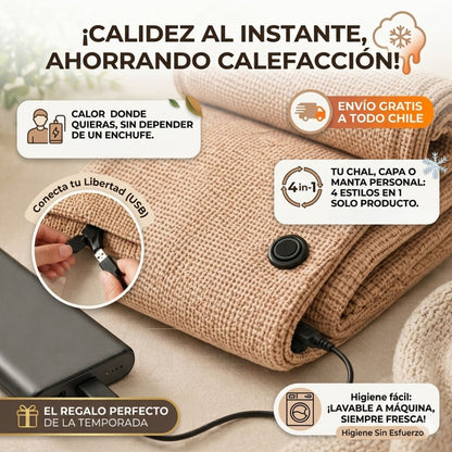 Manta Abrigo Express - Abrígate sin prender toda la casa