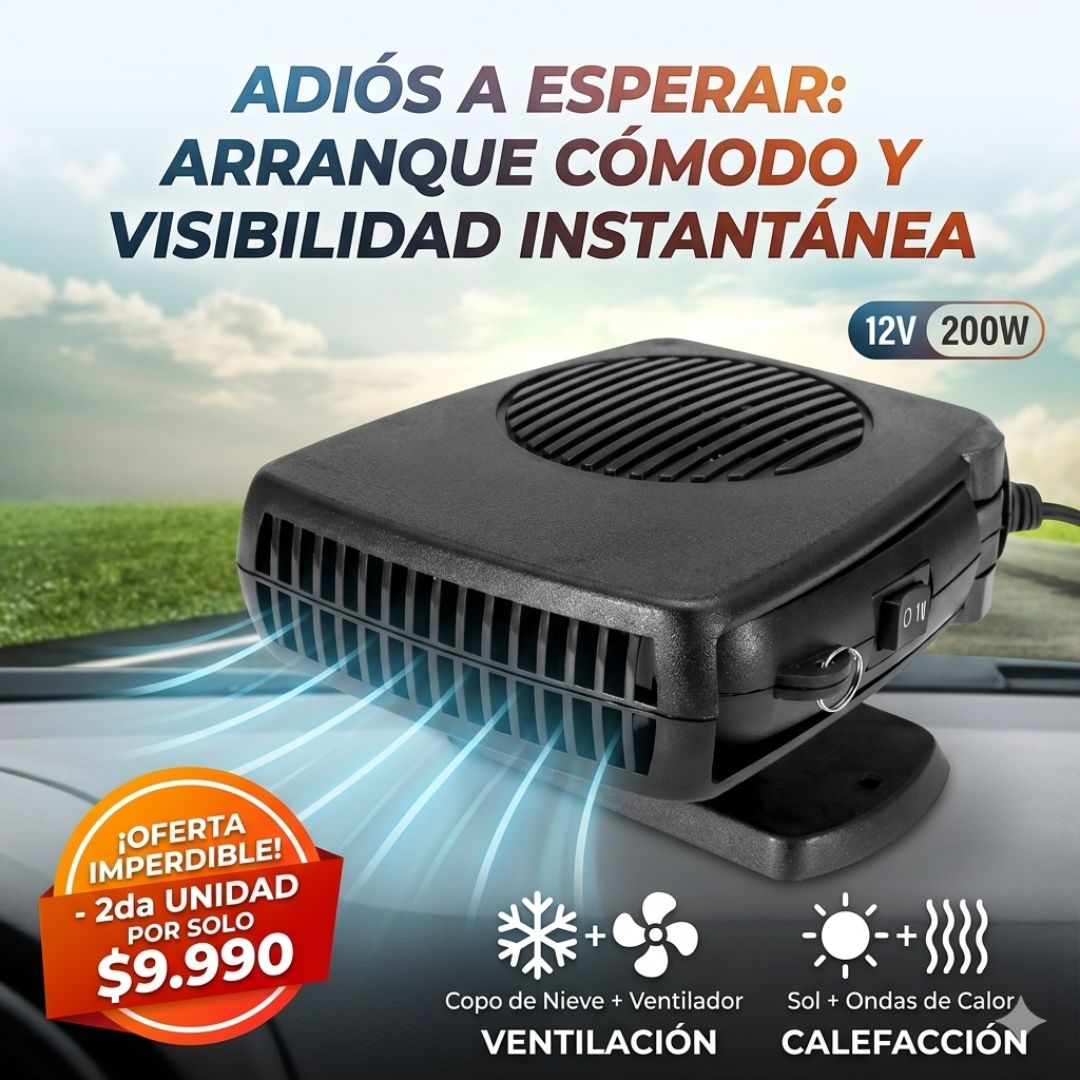 AutoHeat Clear - Mejor visibilidad o auto cálido, tú eliges cómo hacer tus mañanas más cómodas.