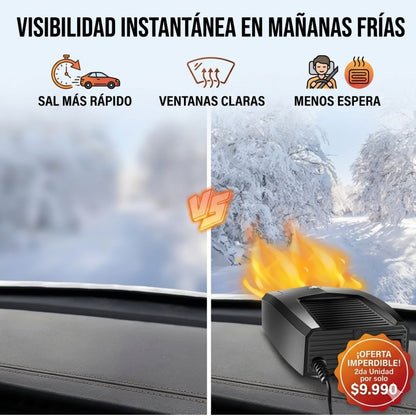 AutoHeat Clear - Mejor visibilidad o auto cálido, tú eliges cómo hacer tus mañanas más cómodas.
