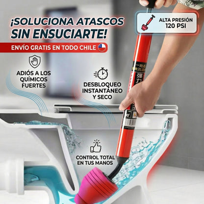 Destapador Express Hogar - Destapa cualquier cañería en segundos sin esfuerzo