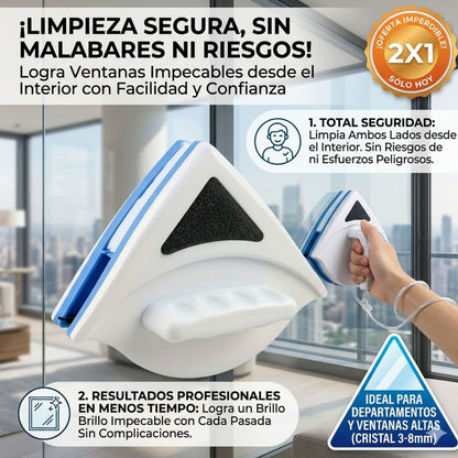 BrillaDoble™ - Vidrios impecables en 10 minutos
