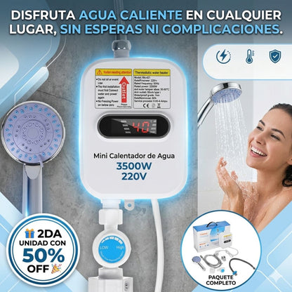 AquaTemp - Más comodidad diaria porque tener agua caliente hace toda la diferencia