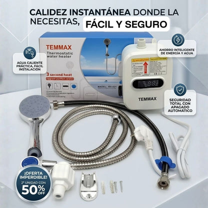 AquaTemp - Más comodidad diaria porque tener agua caliente hace toda la diferencia