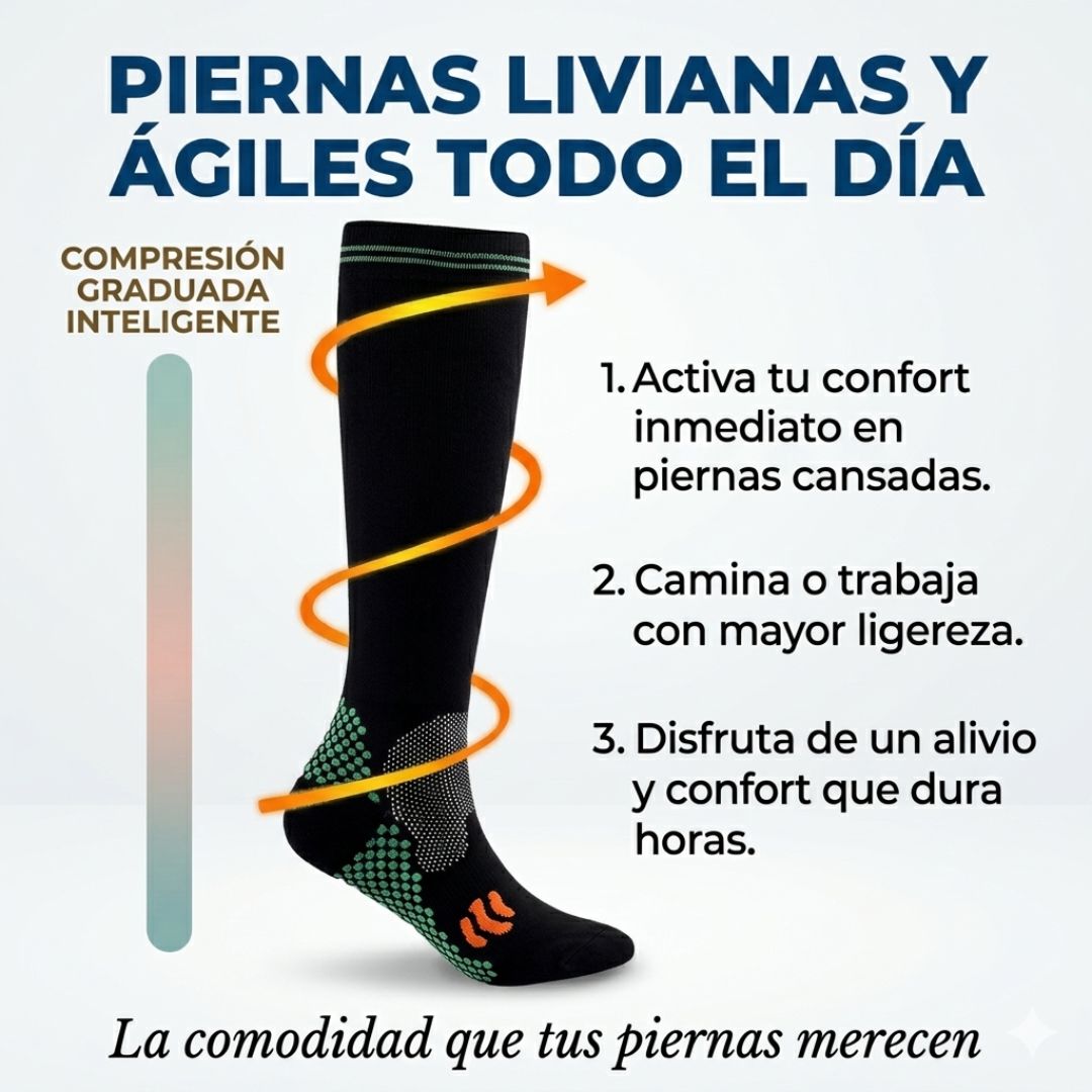 Medias ConfortPiernas™ 2x1 - Comodidad y soporte diario