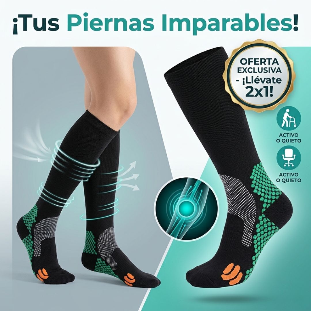 Medias ConfortPiernas™ 2x1 - Comodidad y soporte diario
