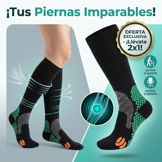 Medias ConfortPiernas™ 2x1 - Comodidad y soporte diario